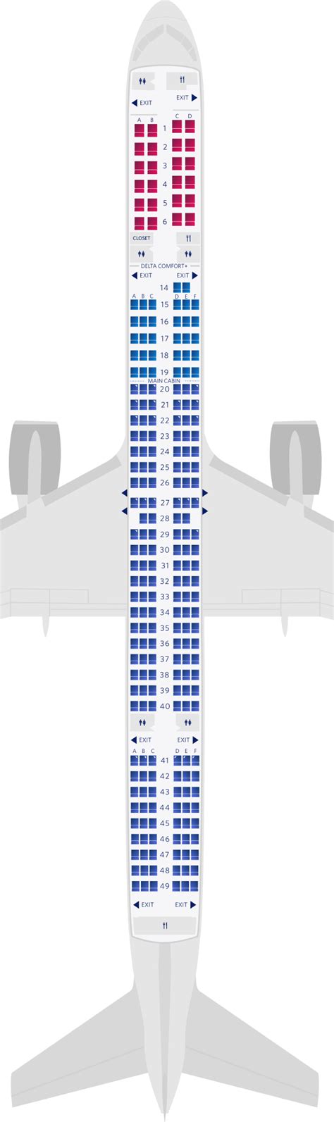 boeing 757-300 seat map